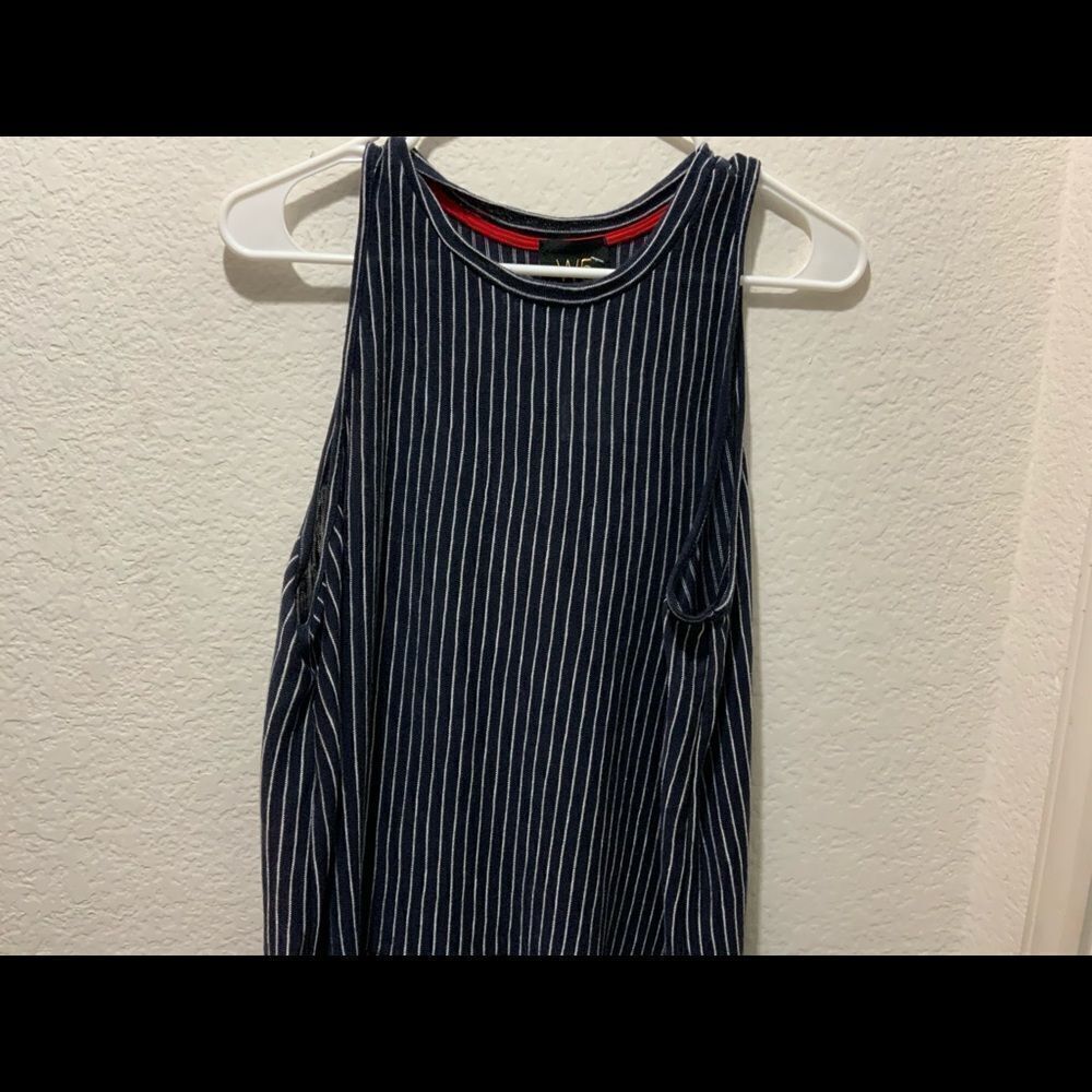 New Anthropologie W5 Women's Size X Large Tank Top Black white